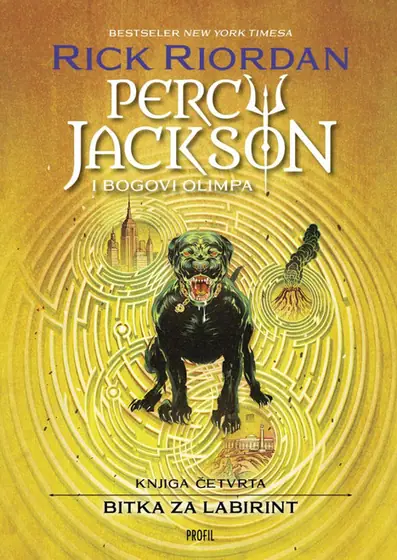 Naslovnica: Percy Jackson i bogovi Olimpa: Bitka za labirint
