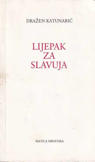 Naslovnica: Lijepak za slavuja