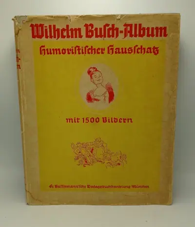 Naslovnica: Wilhelm Busch-Album: Humoristicher Hausschatz