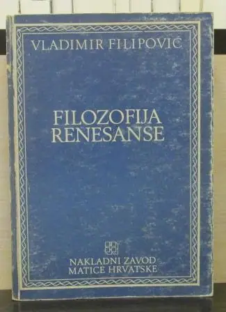 Naslovnica: FILOZOFIJA RENESANSE i odabrani tekstovi filozofa