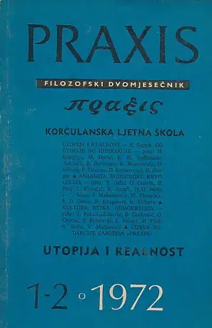 Naslovnica: Praxis, br. 1-2/1972