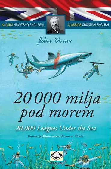 Naslovnica: 20 000 milja pod morem/20,000 Leages Under the Sea