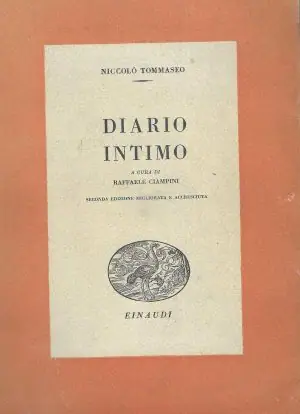Naslovnica: Diario intimo