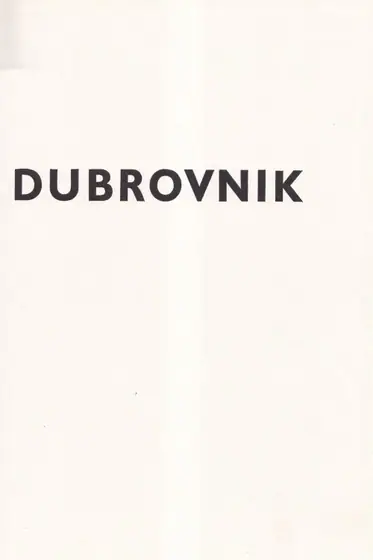Naslovnica: Dubrovnik