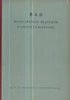 Naslovnica: Rad JAZU, knjiga 311/1957