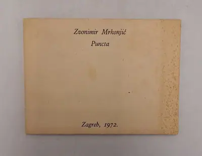 Naslovnica: Puncta