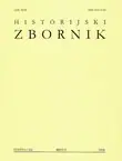 Naslovnica: Historijski zbornik LXII/2/2009
