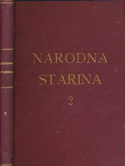 Naslovnica: Narodna starina 1923