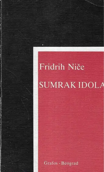 Naslovnica: Sumrak idola