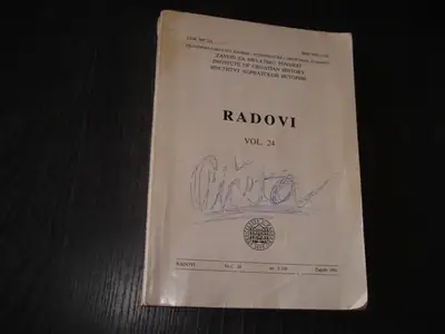 Naslovnica: Radovi Instituta za hrvatsku povijest 24
