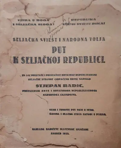 Naslovnica: Put k seljačkoj republici