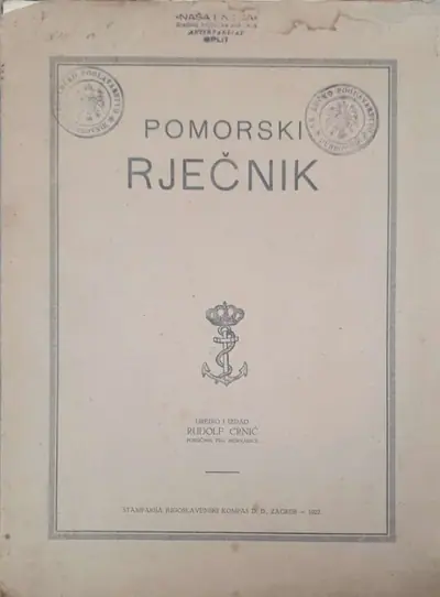 Naslovnica: Pomorski rječnik