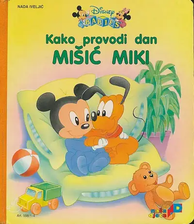 Naslovnica: Kako provodi dan Mišić Miki (Disney Babies)
