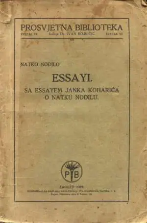 Naslovnica: Essayi