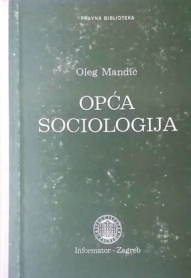 Naslovnica: Opća sociologija