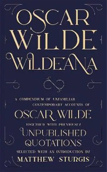 Naslovnica: Wildeana (riverrun editions)