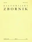 Naslovnica: Historijski zbornik LXIV/2/2011