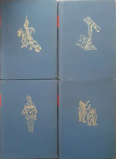 Naslovnica: Život i djela bistroga viteza Dona Quijota od Manche 1-4