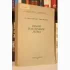 Naslovnica: Osnovi italijanskog jezika