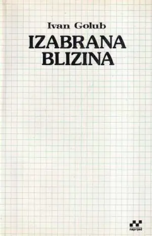 Naslovnica: Izabrana blizina