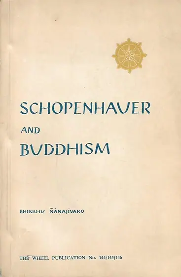 Naslovnica: Schopenhauer and Buddhism