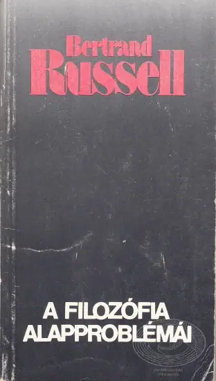 Naslovnica: A filozófia alapproblémái
