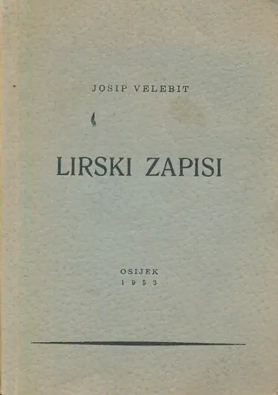 Naslovnica: Lirski zapisi