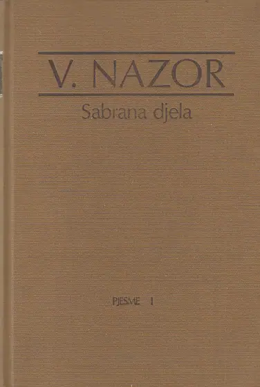 Naslovnica: PJESME I. - Slavenske legende, Pjesma o narodu hrvatskome, Živana