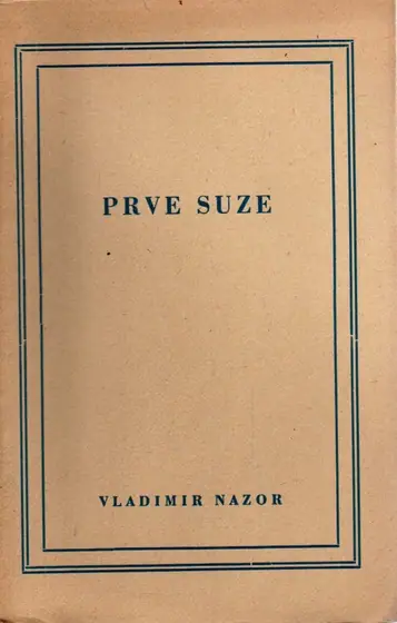 Naslovnica: Prve suze