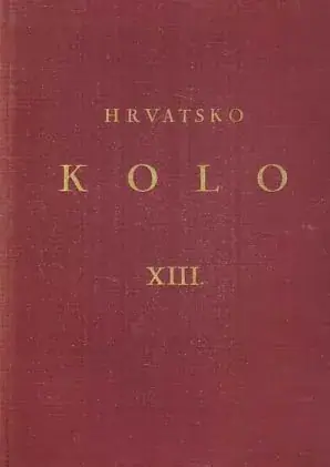 Naslovnica: Hrvatsko kolo, knjiga XIII