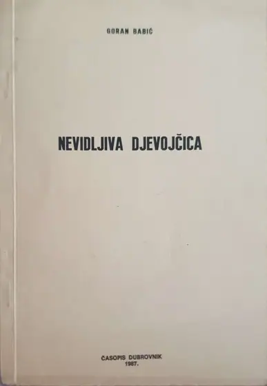 Naslovnica: Nevidljiva djevojčica