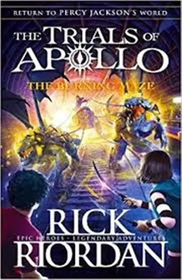 Naslovnica: The Trials of Apollo: The Burning Maze