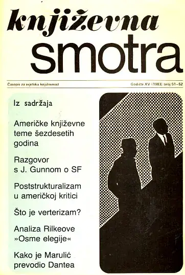 Naslovnica: Književna smotra, br. 51-52/1983