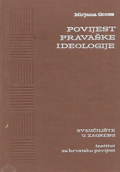 Naslovnica: Povijest pravaške ideologije