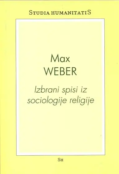 Naslovnica: Izbrani spisi iz sociologije religije