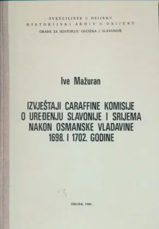 Naslovnica: Izvještaji Caraffine komisije