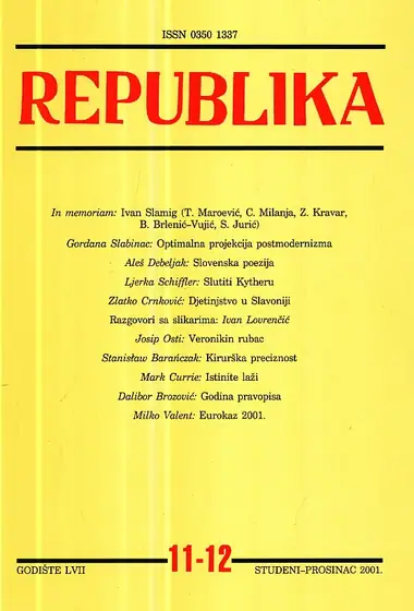 Naslovnica: Republika 11-12/2001