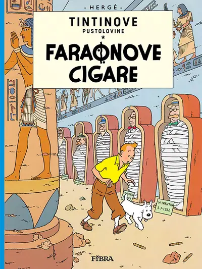 Naslovnica: TINTIN 4 - Faraonove cigare