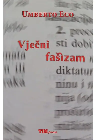 Naslovnica: Vječni fašizam