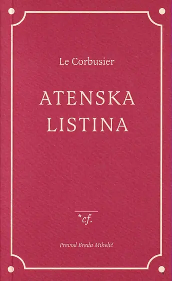 Naslovnica: Atenska listina