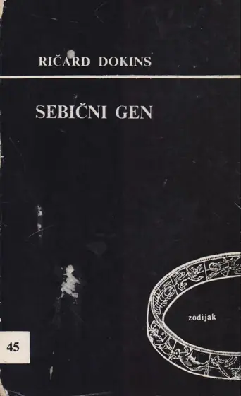 Naslovnica: Sebični gen