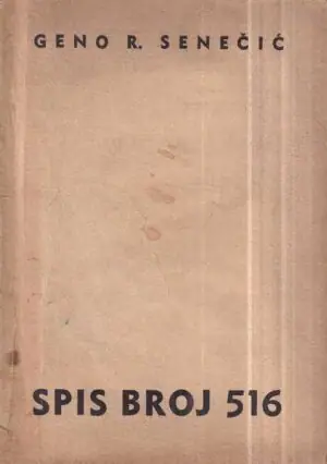 Naslovnica: Spis broj 516 (s posvetom autora)