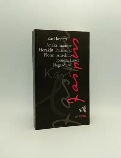 Naslovnica: Anaksimander, Heraklit, Parmenid, Plotin, Anselmo, Spinoza, Laoce, Nagarđuna: metafizičari koji misle polazeći iz izvora