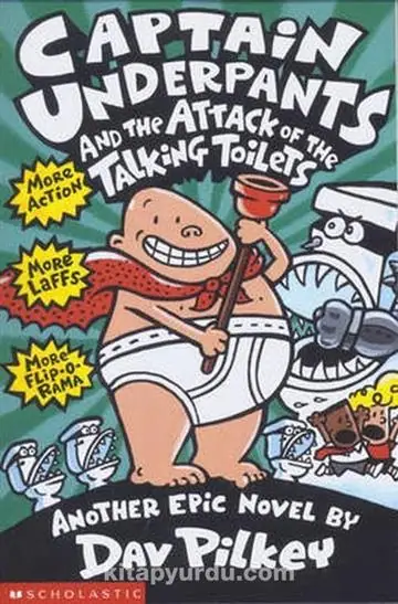 Naslovnica: Captain Underpants and the Attack of the Talking Toilets