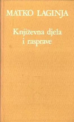 Naslovnica: Književna djela i rasprave