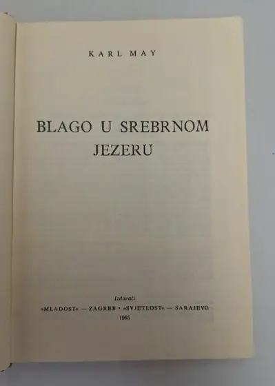 Naslovnica: Blago u srebrnom jezeru