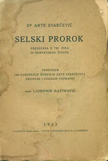 Naslovnica: Selski prorok