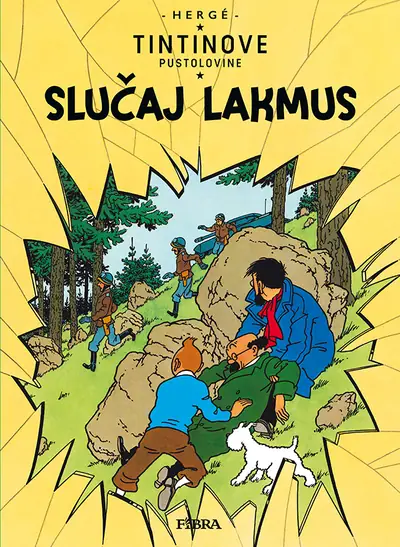 Naslovnica: Tintin: Slučaj Lakmus