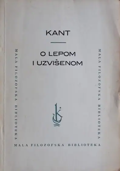 Naslovnica: O lepom i uzvišenom