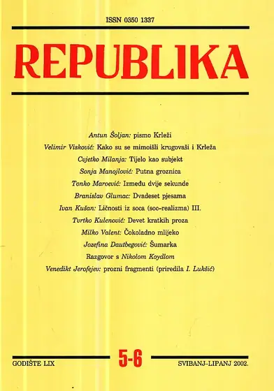 Naslovnica: Republika 5-6/2002